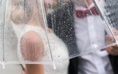 The Unbeatable Charm of a Rainy Wedding Day